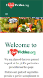 Mobile Screenshot of ilovepickles.org